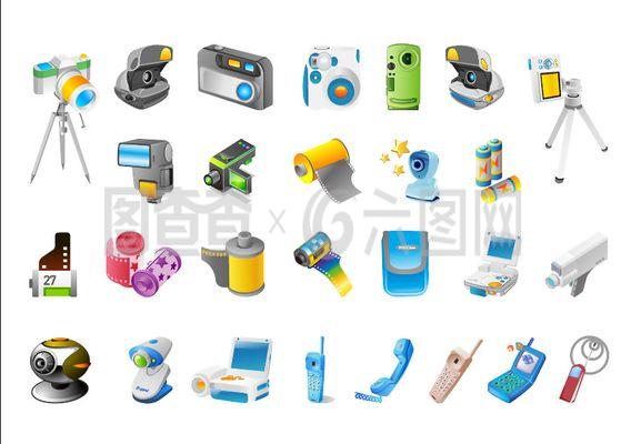 卡通电子产品矢量素材 为设计注入趣味与专业